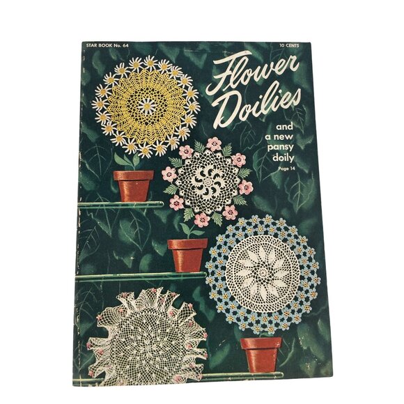 Vintage Crochet Pattern Booklet Collection 1940s Lot of 6! Midcentury - Picture 5 of 10